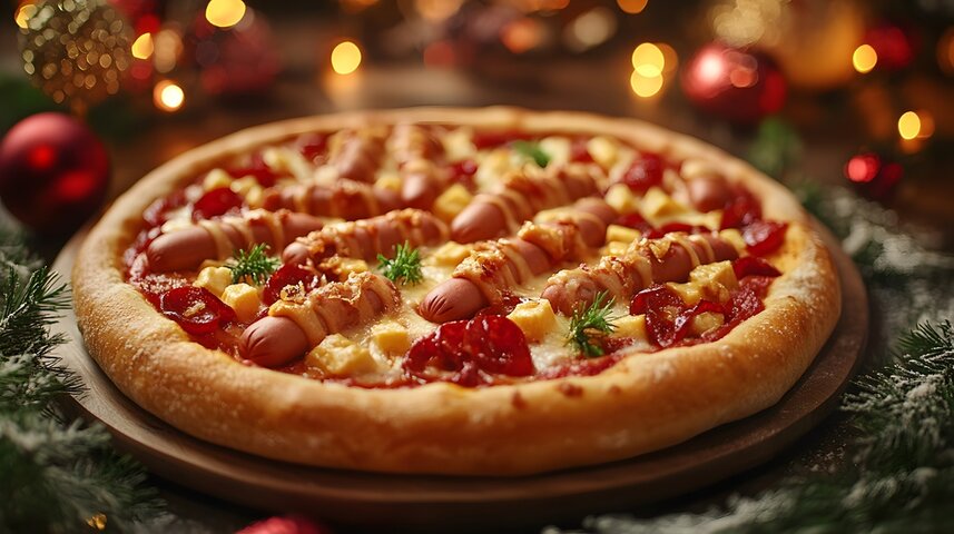 Sosisli Pizza